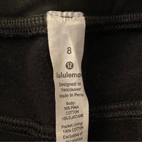 New without tag Lululemon Ready to Fleece Jogger Black 8 - Picture 3 of 11